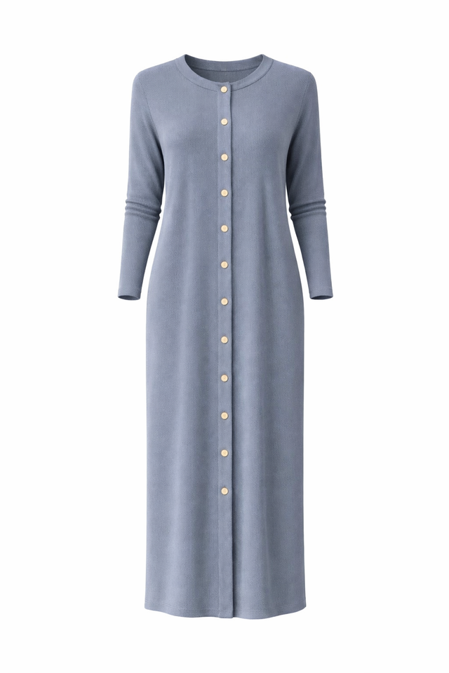 Button Down Lounge Dress