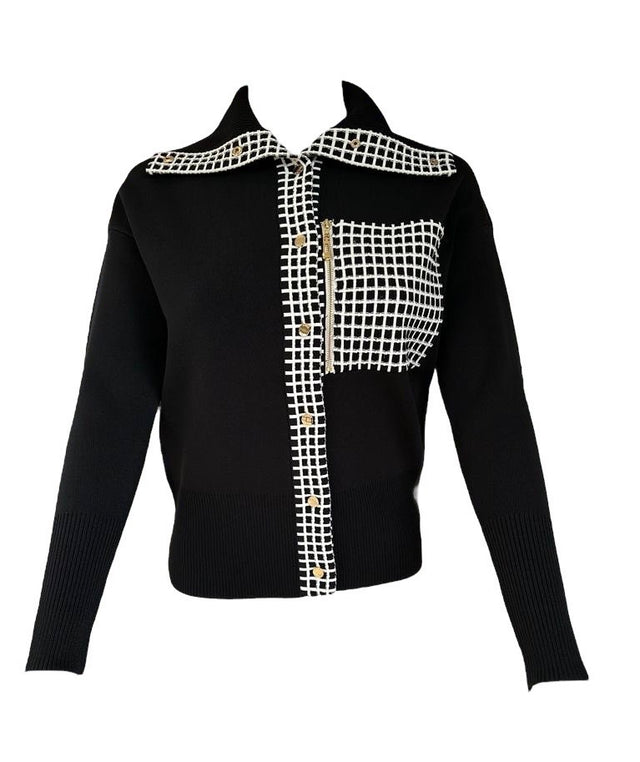 Refined Knit Bomber