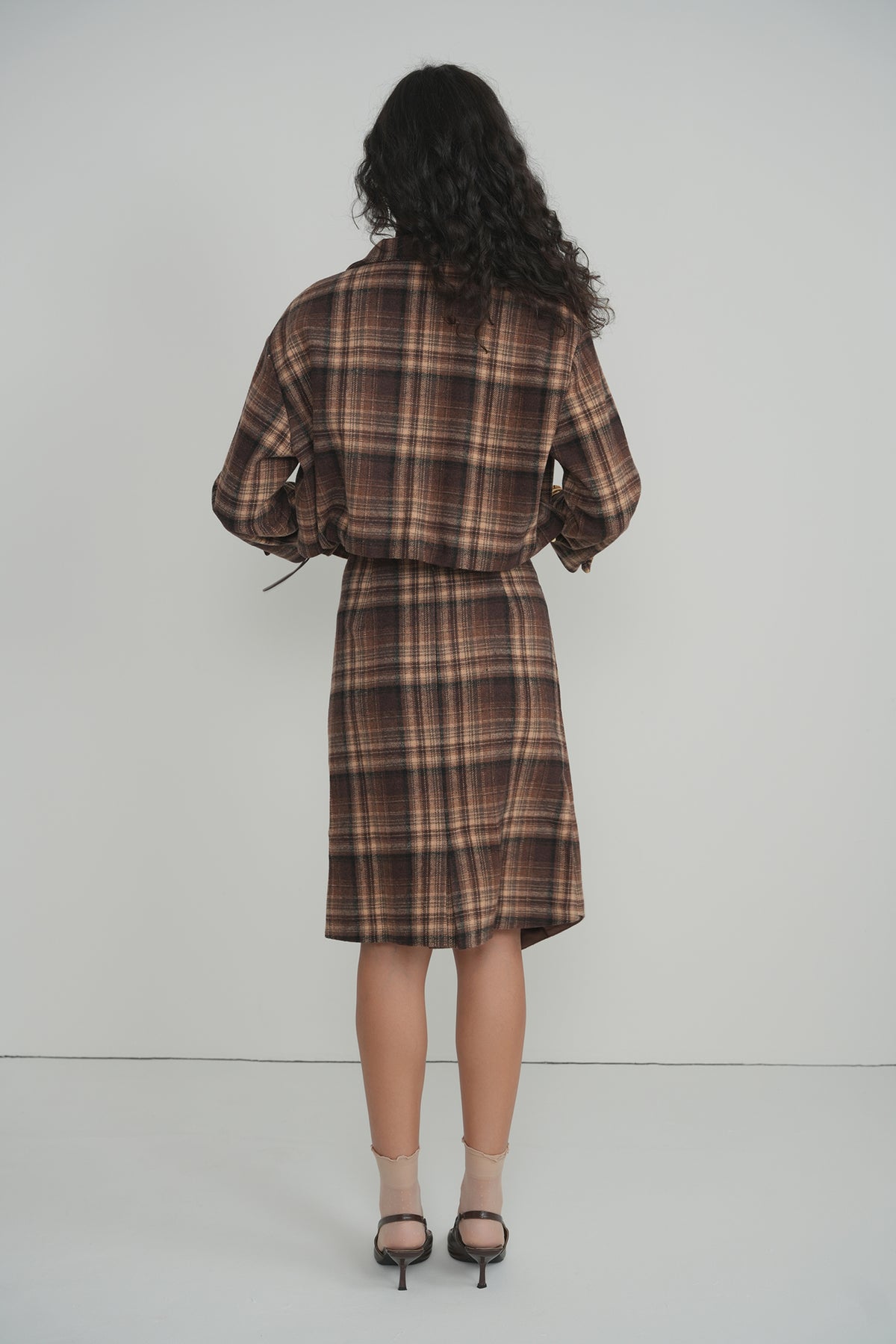The Briar Plaid Jacket - Brown Plaid