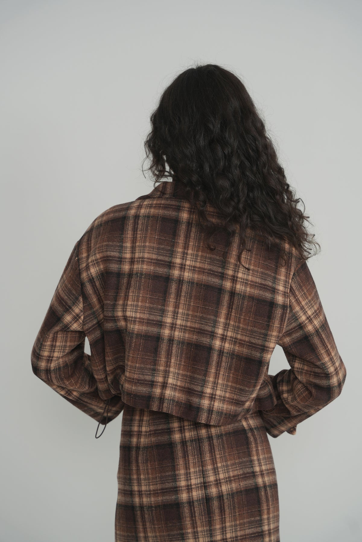 The Briar Plaid Jacket - Brown Plaid