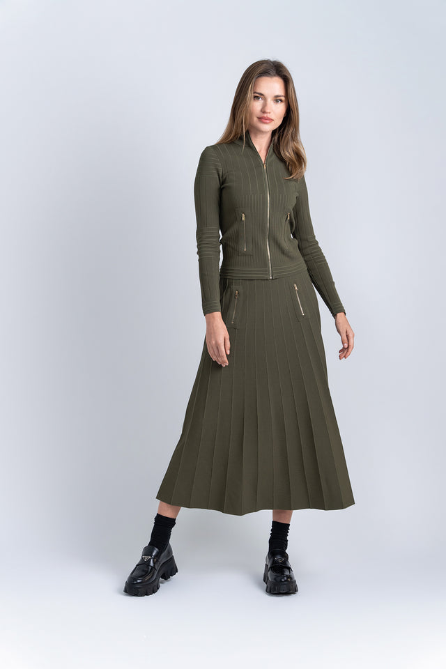 Timeless Zipper Cardigan