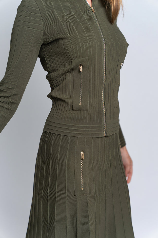 Timeless Zipper Cardigan