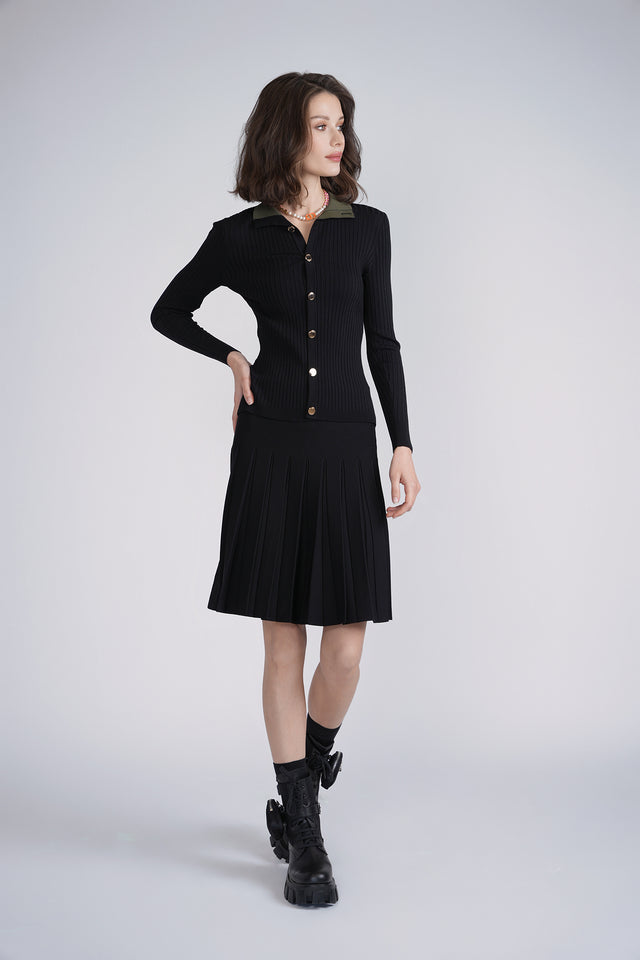 Classic Ribbed Knit Top