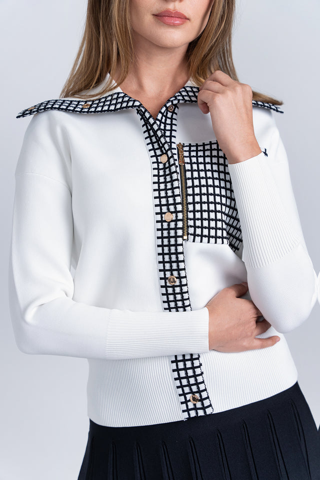 Refined Knit Bomber