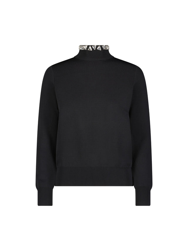 Elara Beaded Turtle Neck