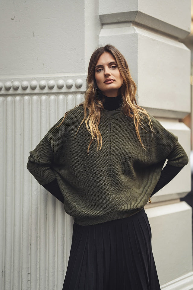 Elliana Dolman Knit Seater