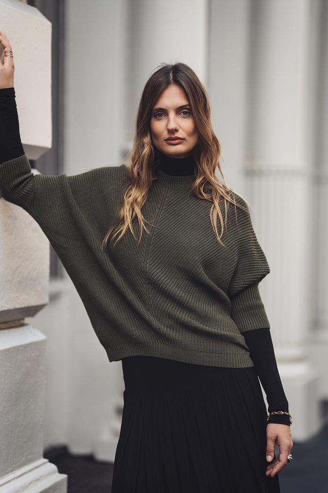 Elliana Dolman Knit Seater