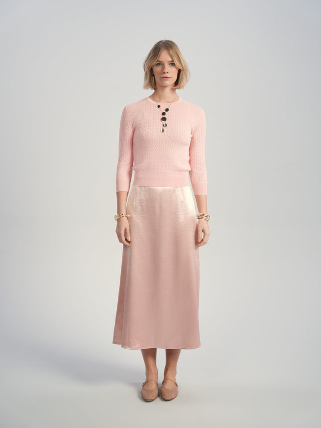 Shimmer Slip Skirt