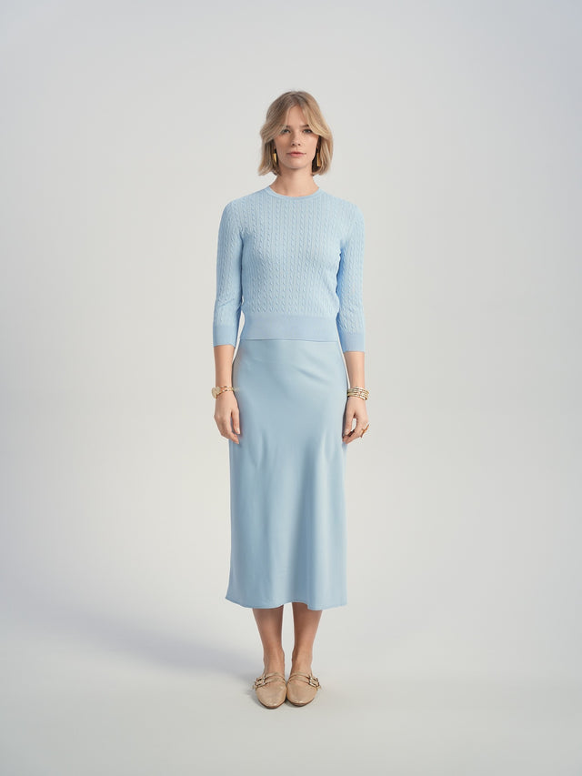 Shimmer Slip Skirt