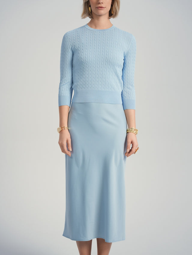 Shimmer Slip Skirt
