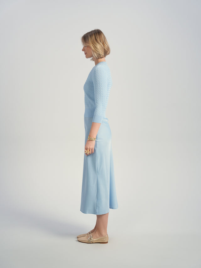 Shimmer Slip Skirt
