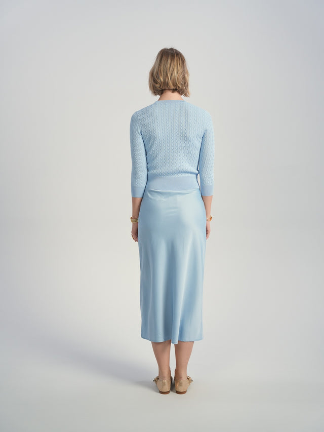 Shimmer Slip Skirt
