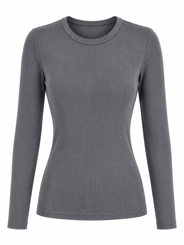 Ribbed Modal Top T601