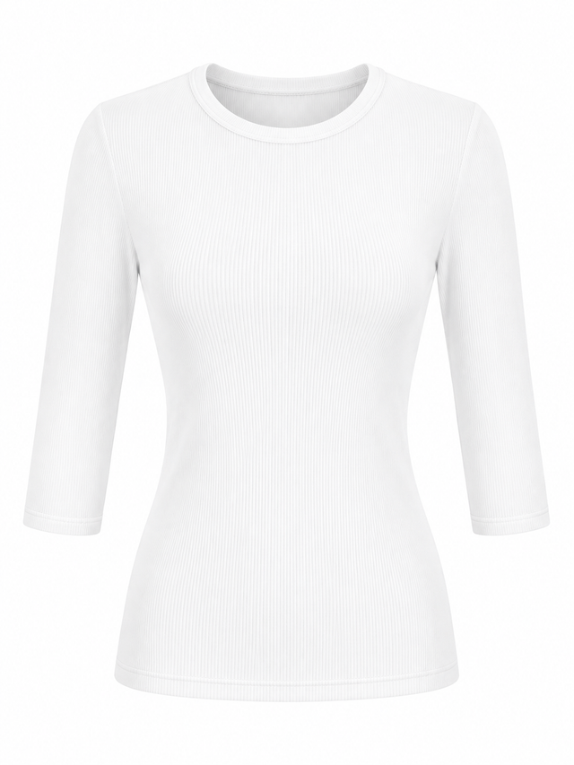 Ribbed Modal Top T601