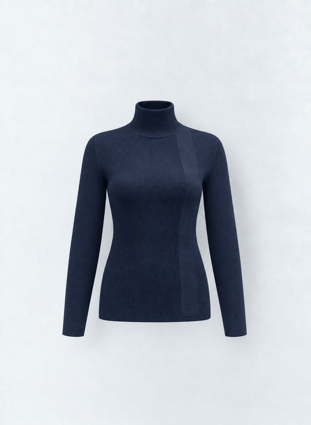 Solenne Ribbed Turtleneck