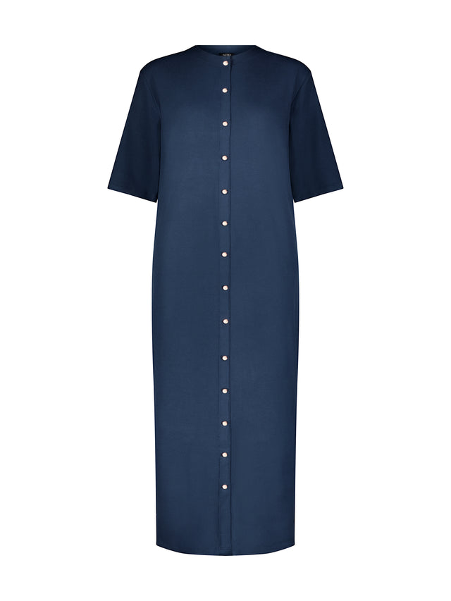 Button Down Lounge Dress