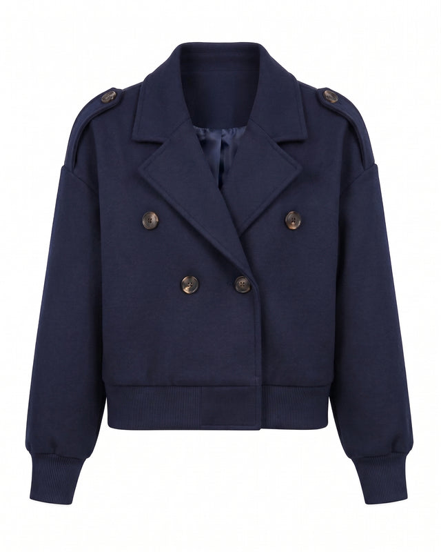 Marlowe Cropped Trench Jacket