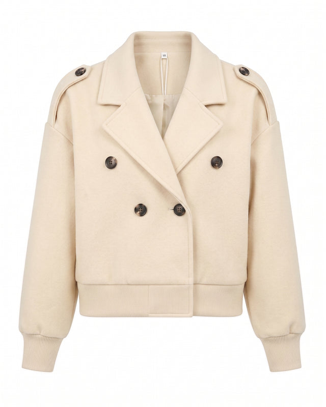 Marlowe Cropped Trench Jacket
