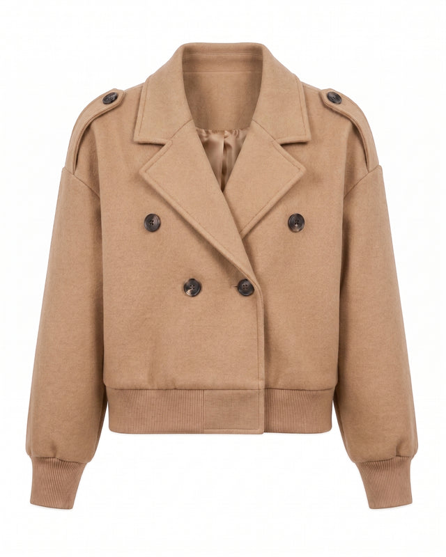 Marlowe Cropped Trench Jacket