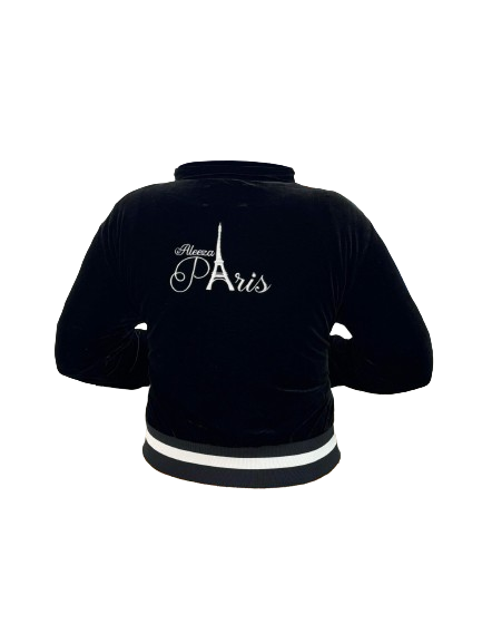 Velour Zipper Bomber
