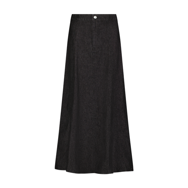 Flared Denim Skirt