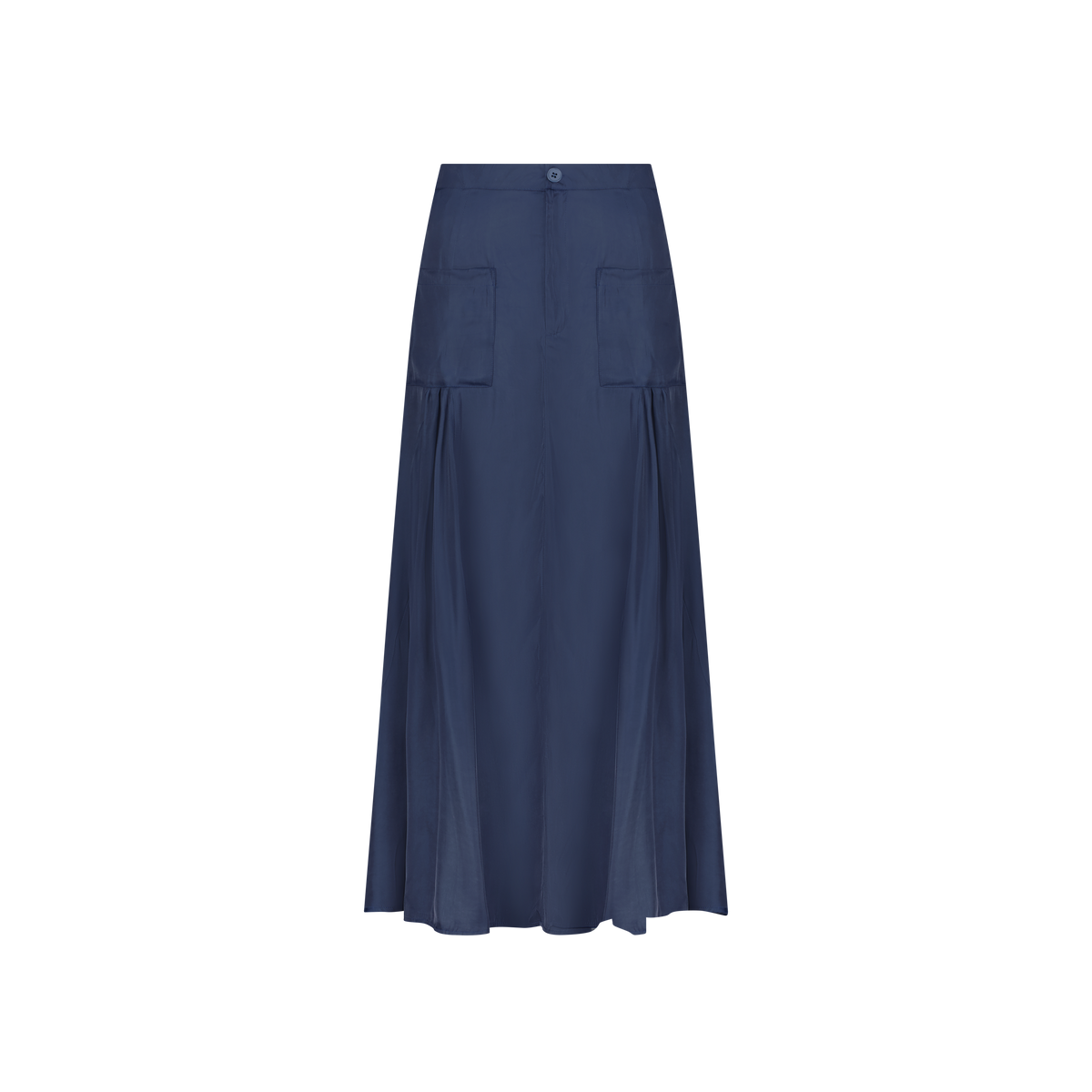 Drop-Pocket Maxi Skirt