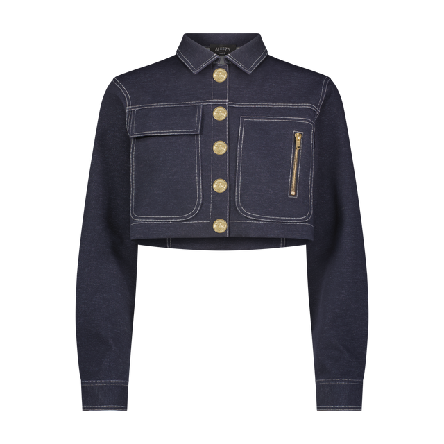 Cropped Denim Jacket