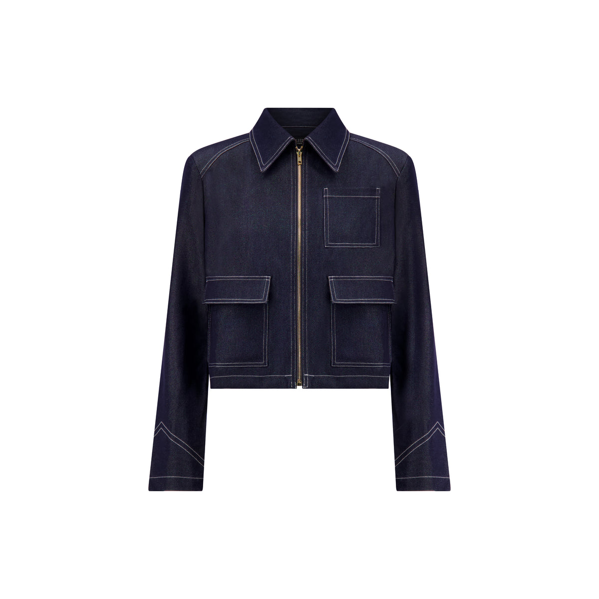 Cropped Zip Jacket