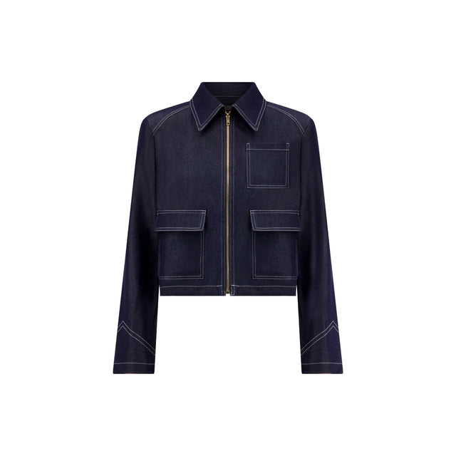 Cropped Zip Jacket