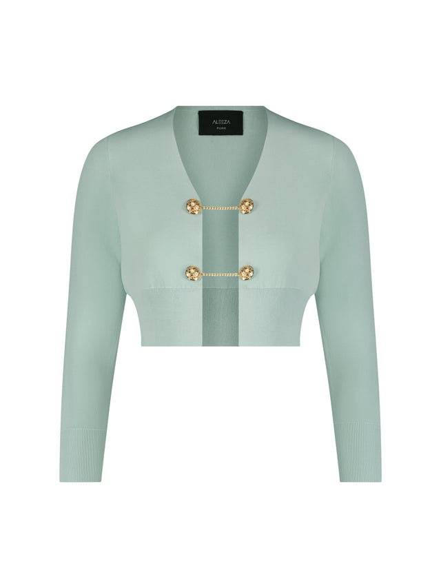 Nopal Cropped Cardigan