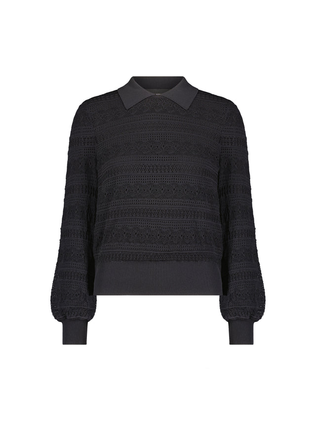 Oxford Knit Top