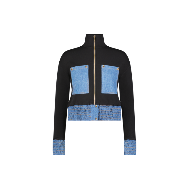Navy Zip Up Jacket