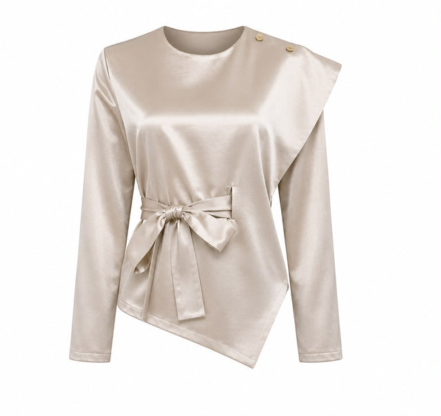 Shimmer Drape Top