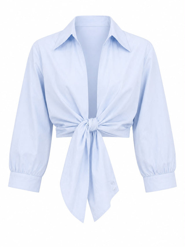 Draped Wrap Top