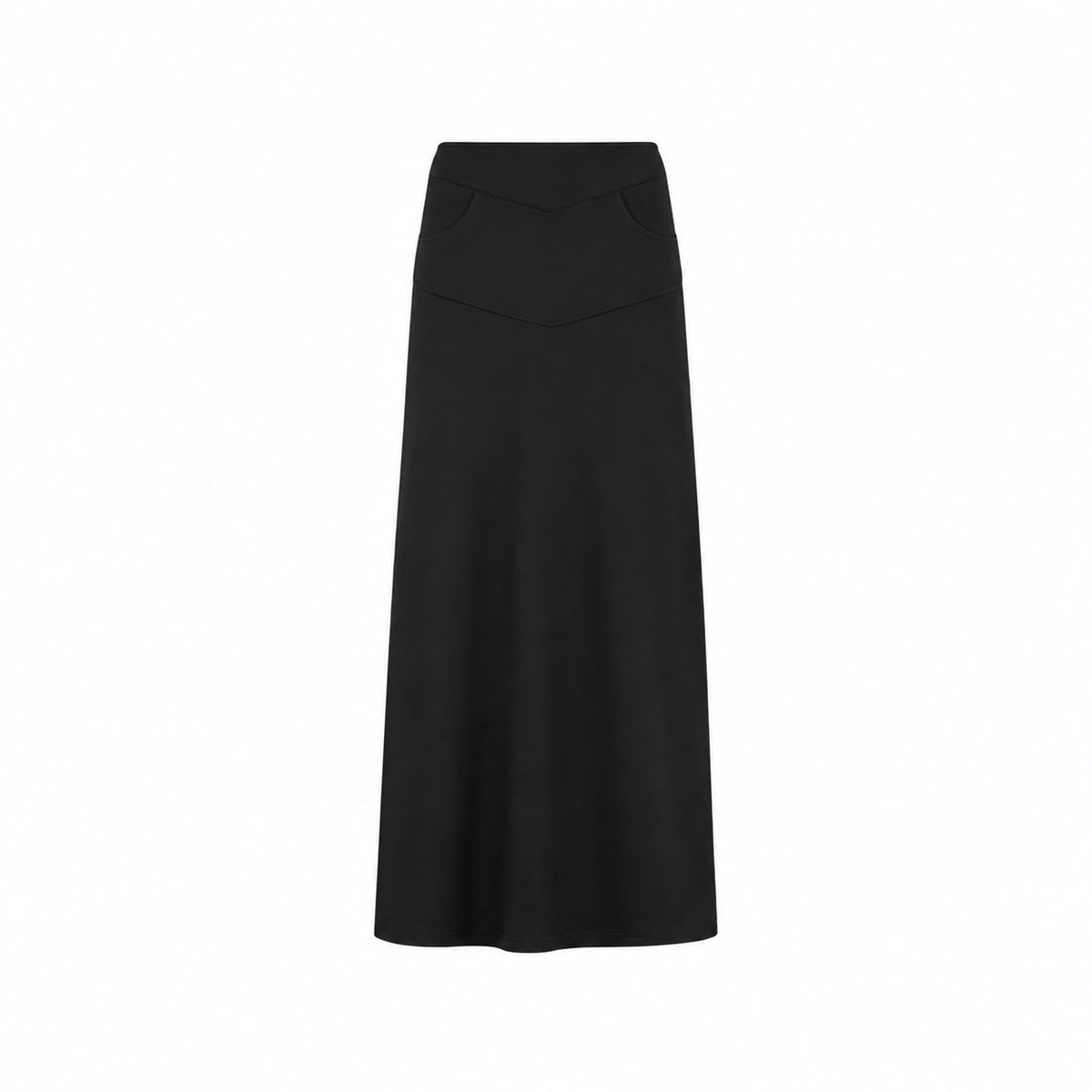 Pointed-Yoke Midi Maxi
