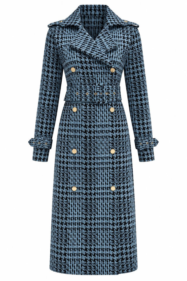 The Geneva Plaid Trench