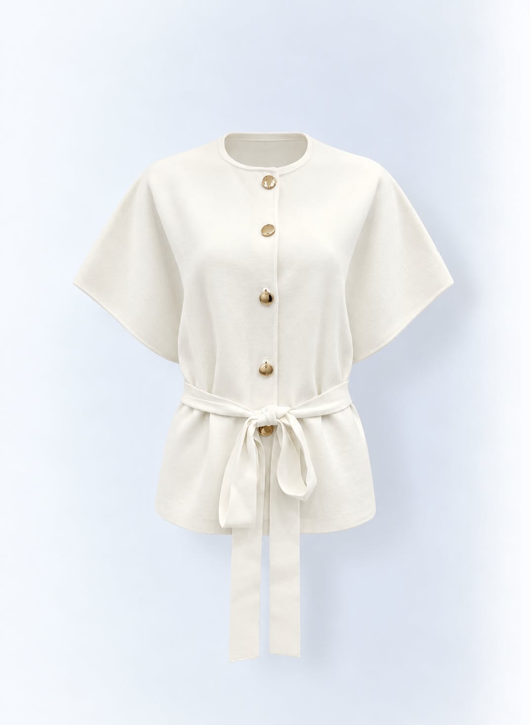 Noelle Belted Cape Jacket