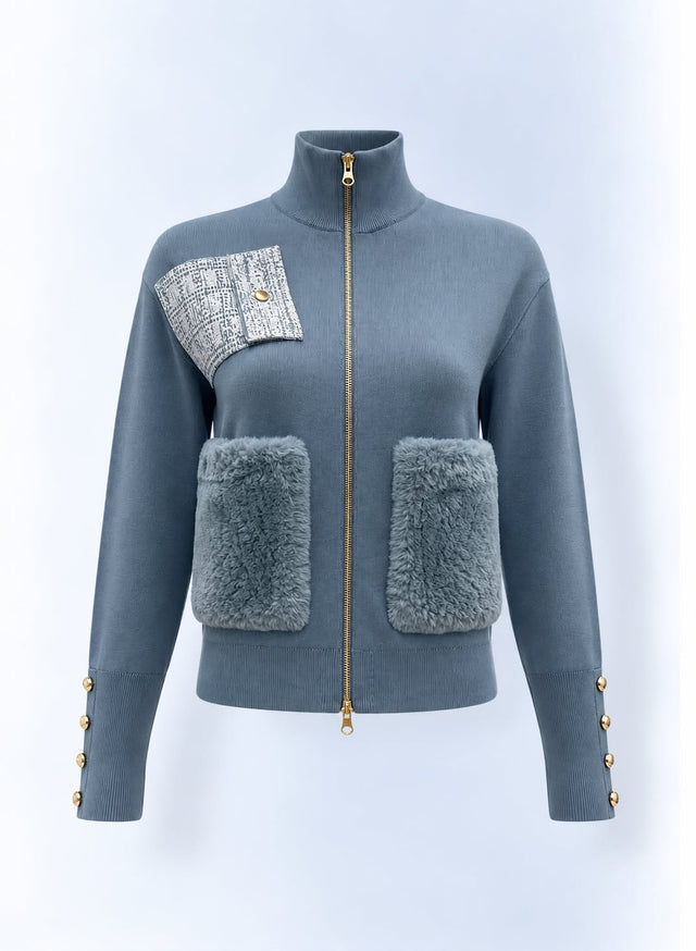 Boucle Pocket Cardigan
