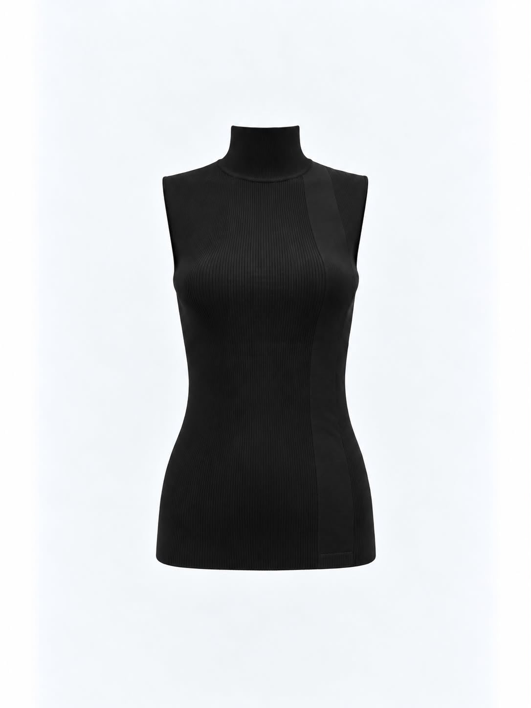 Mila Ribbed Mock Neck Top