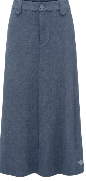Tailored Herringbone Skirt