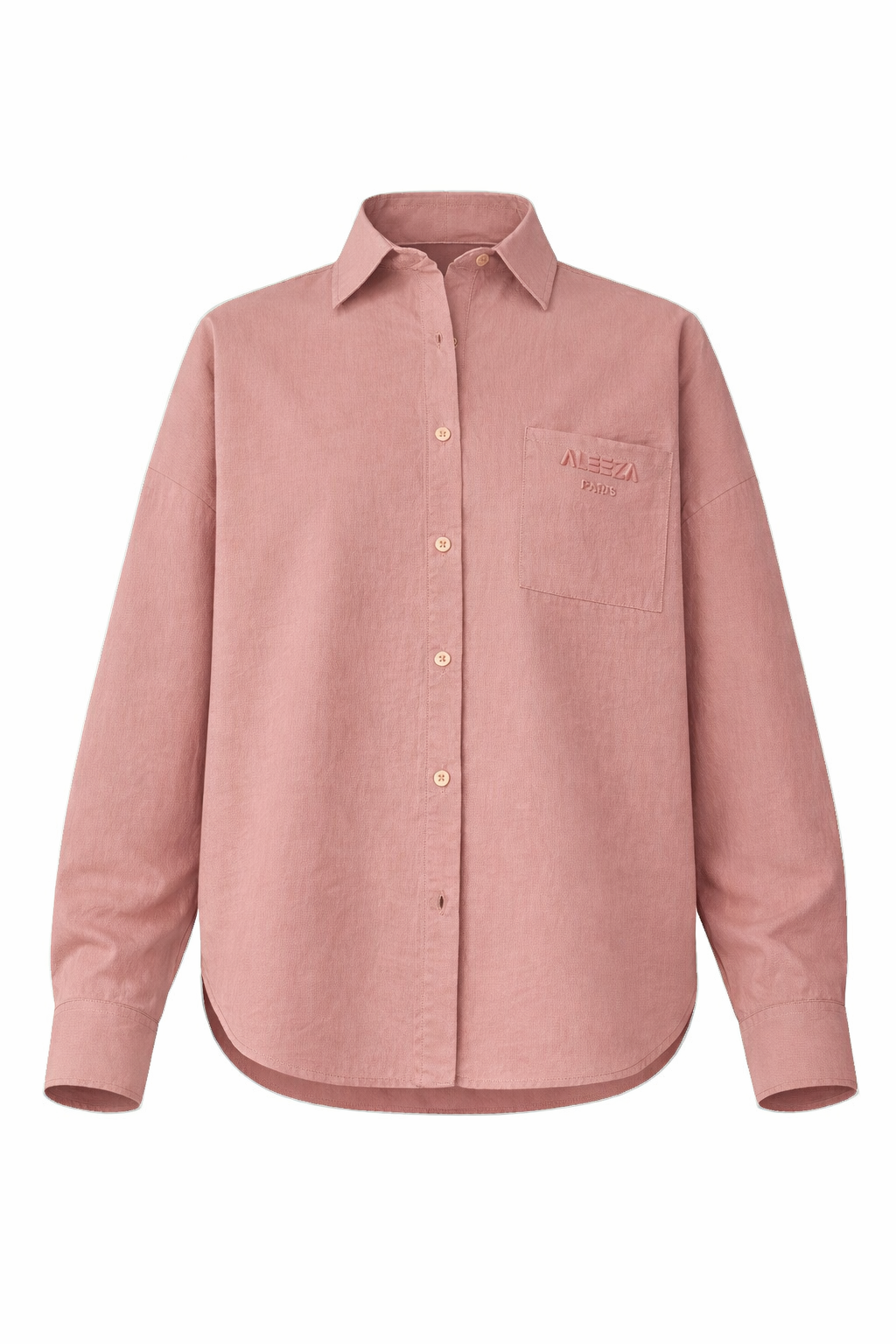 Aleeza Urban Button Down Top by Aleeza Paris – modest top in Pink