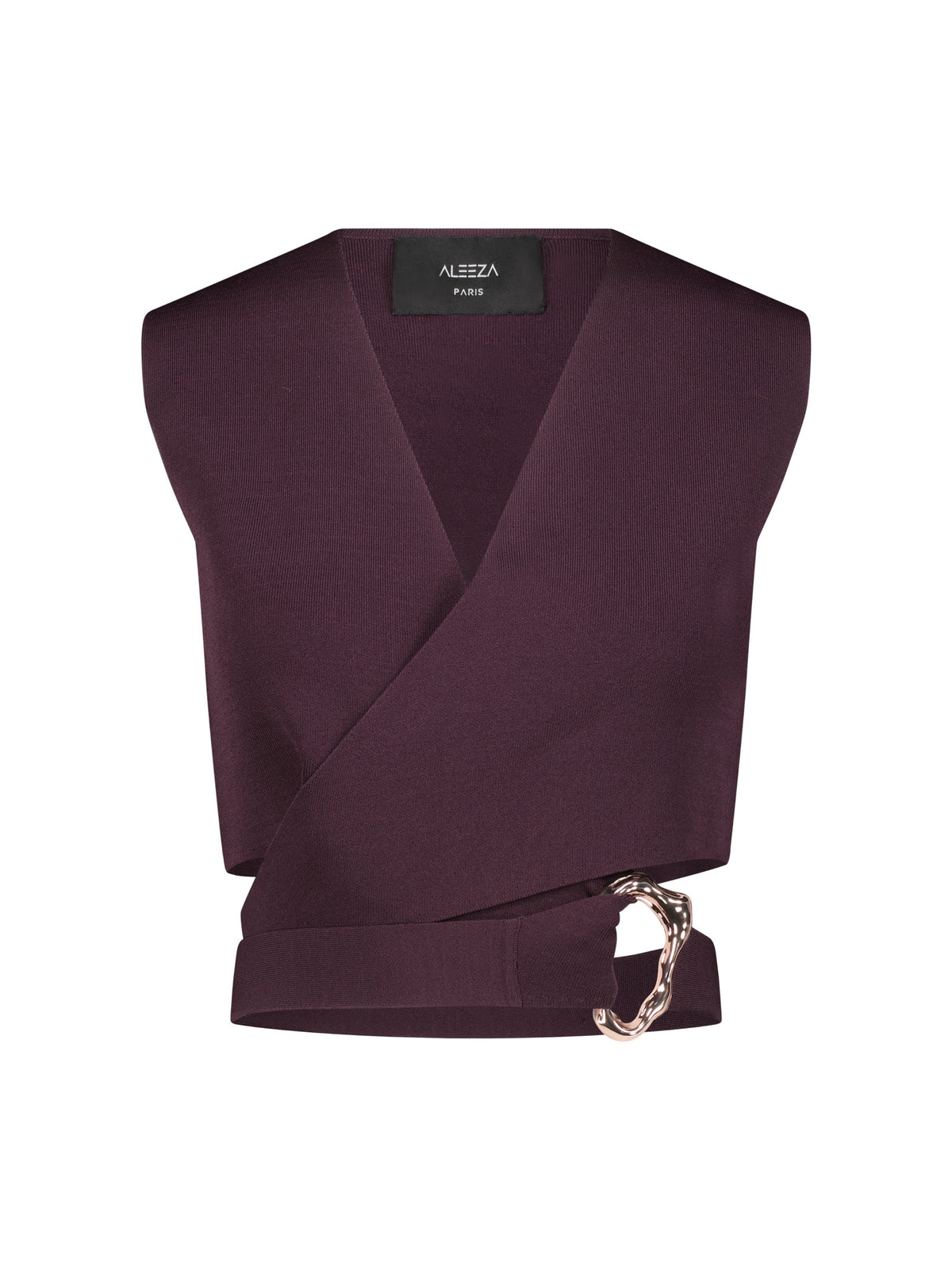 Aleeza Paris Astra Vest – modest top in Plum