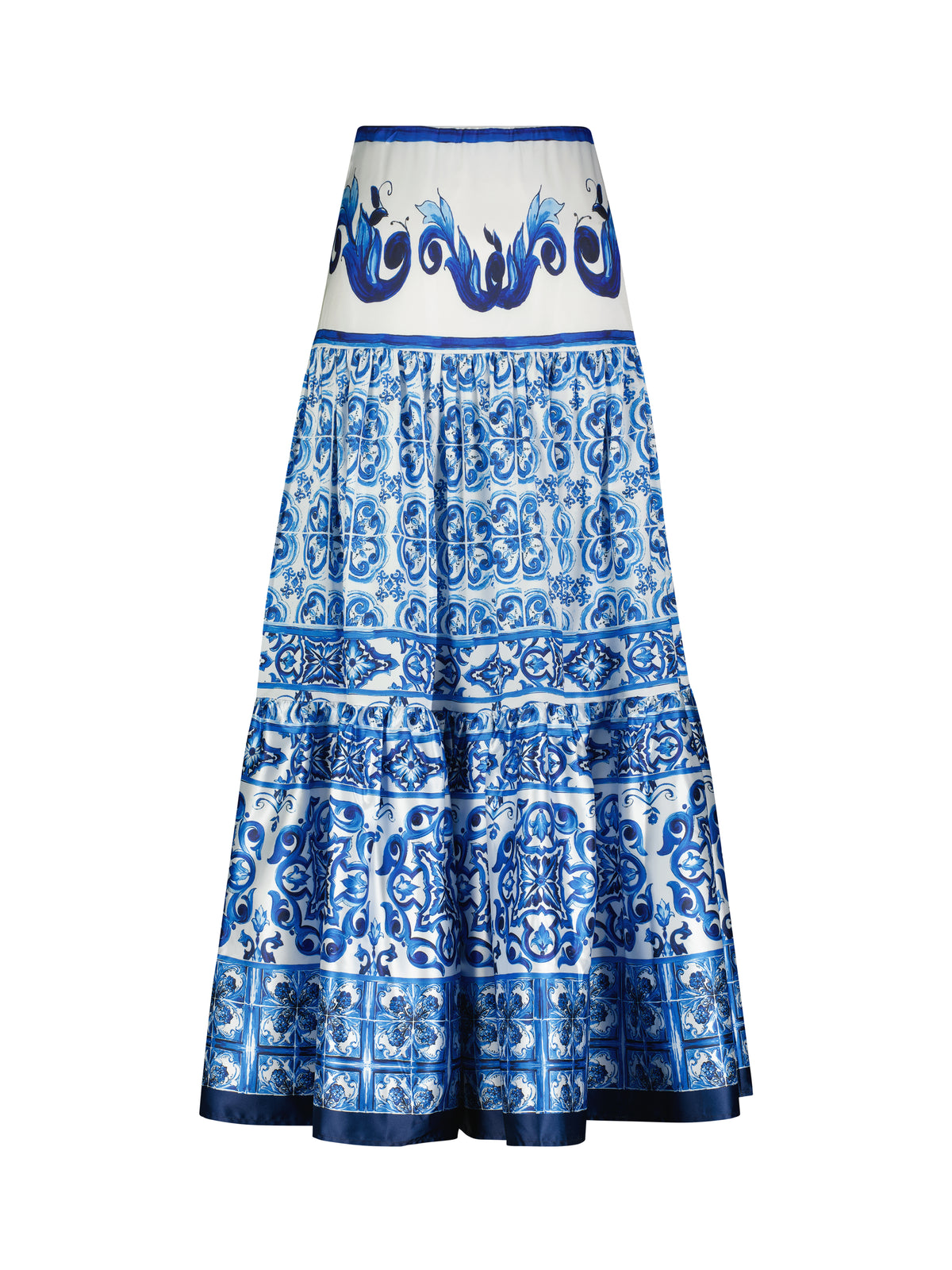 Aleeza Paris Azaria Maxi Skirt – modest skirt in Blue/White