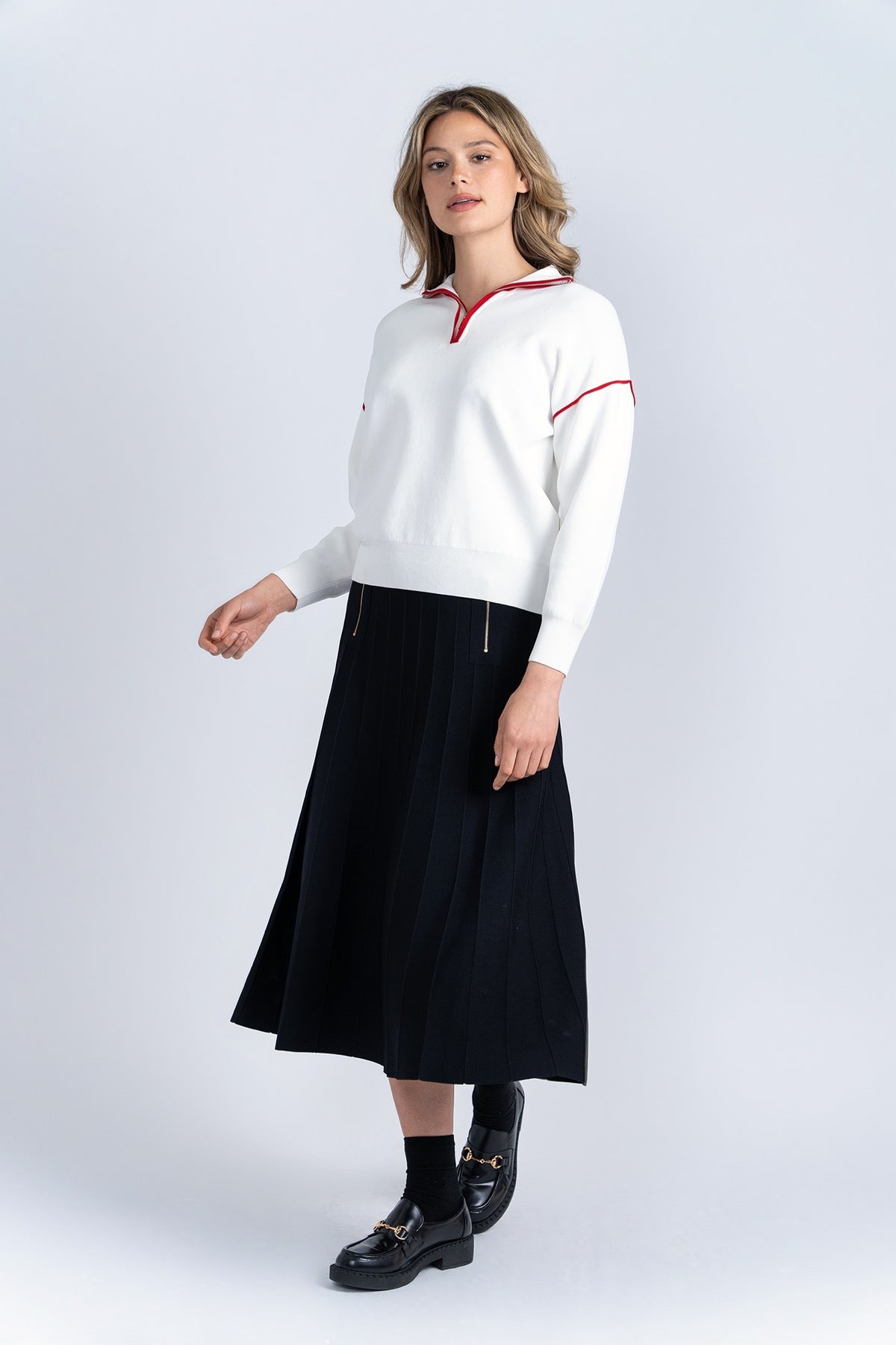 Aleeza Paris Bambi Ra Top – modest top in Ivory
