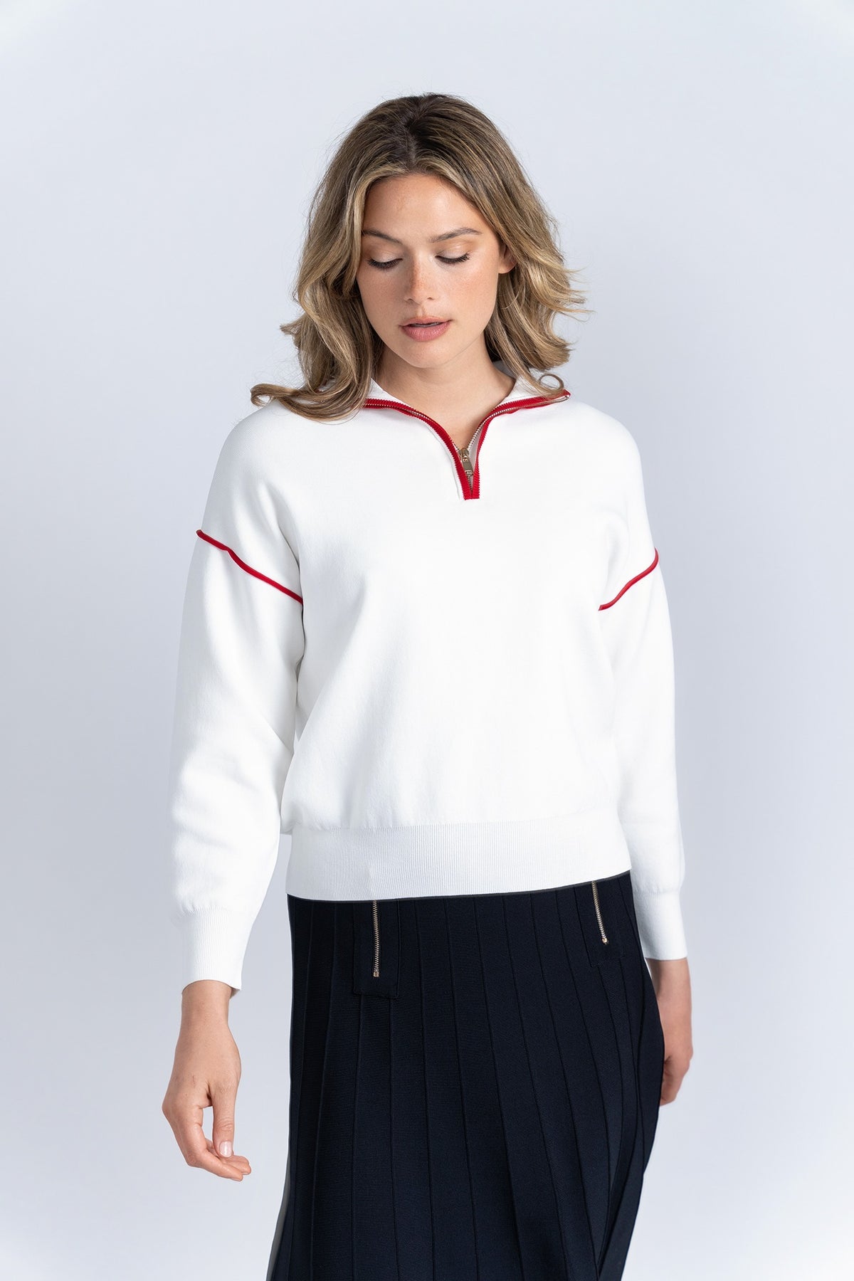 Aleeza Paris Bambi Ra Top – modest top in Ivory