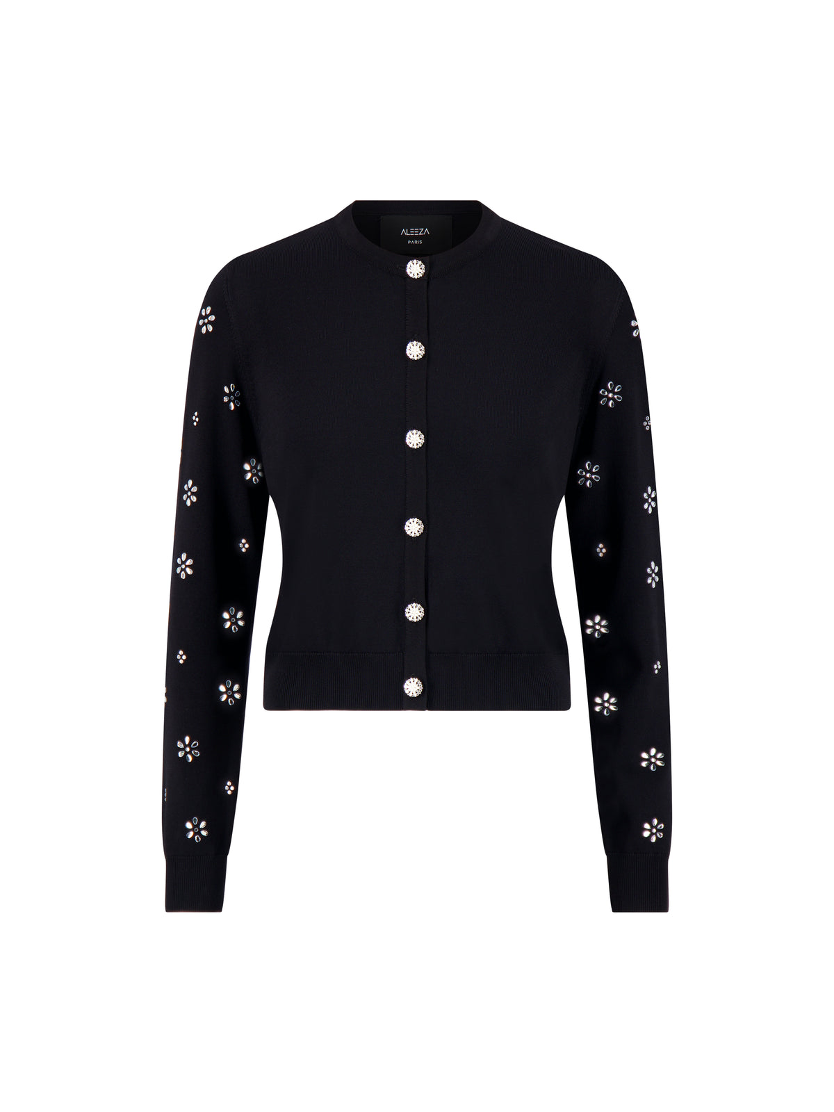Aleeza Paris Bella Fleur Cardigan – modest top in Black