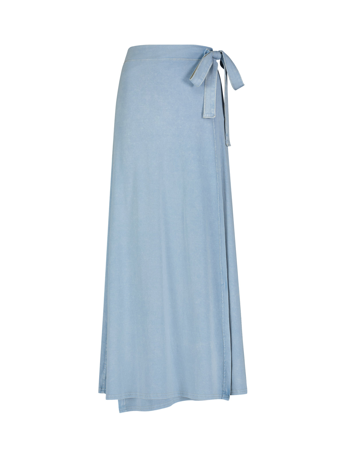 Aleeza Paris Blanca Wrap Skirt – modest skirt in Blue Washed