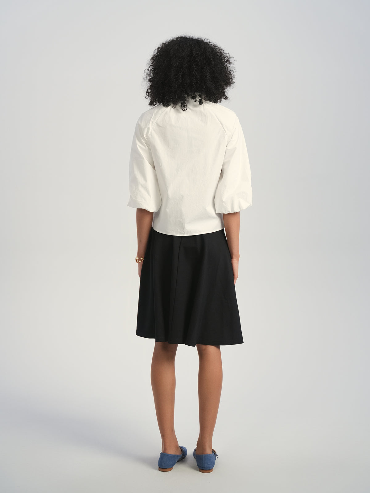 Aleeza Paris Bradley Shirt – modest top in Ivory