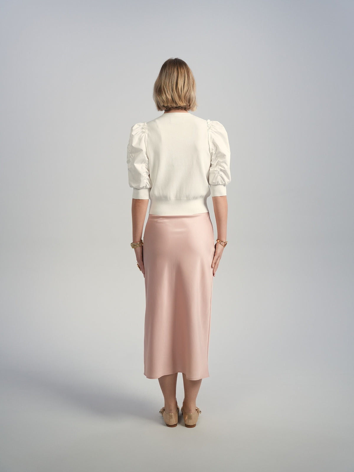 Aleeza Paris Brea Bubble Sleeve Top – modest top