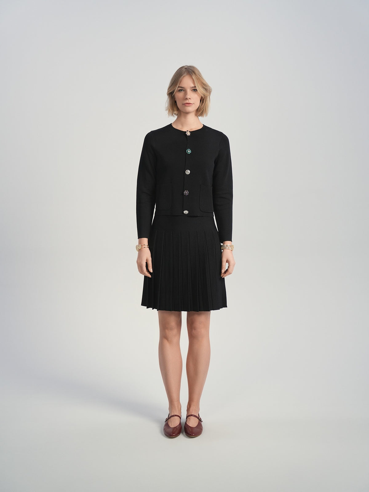 Aleeza Paris Brielle Cardigan – modest top in Black